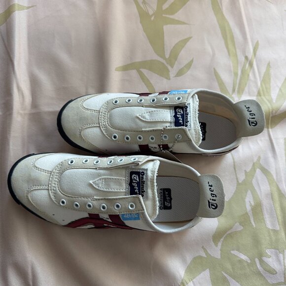 Onitsuka Tiger Mexico 66 Slip-On 'Birch Dark Cherry' - Picture 4 of 9